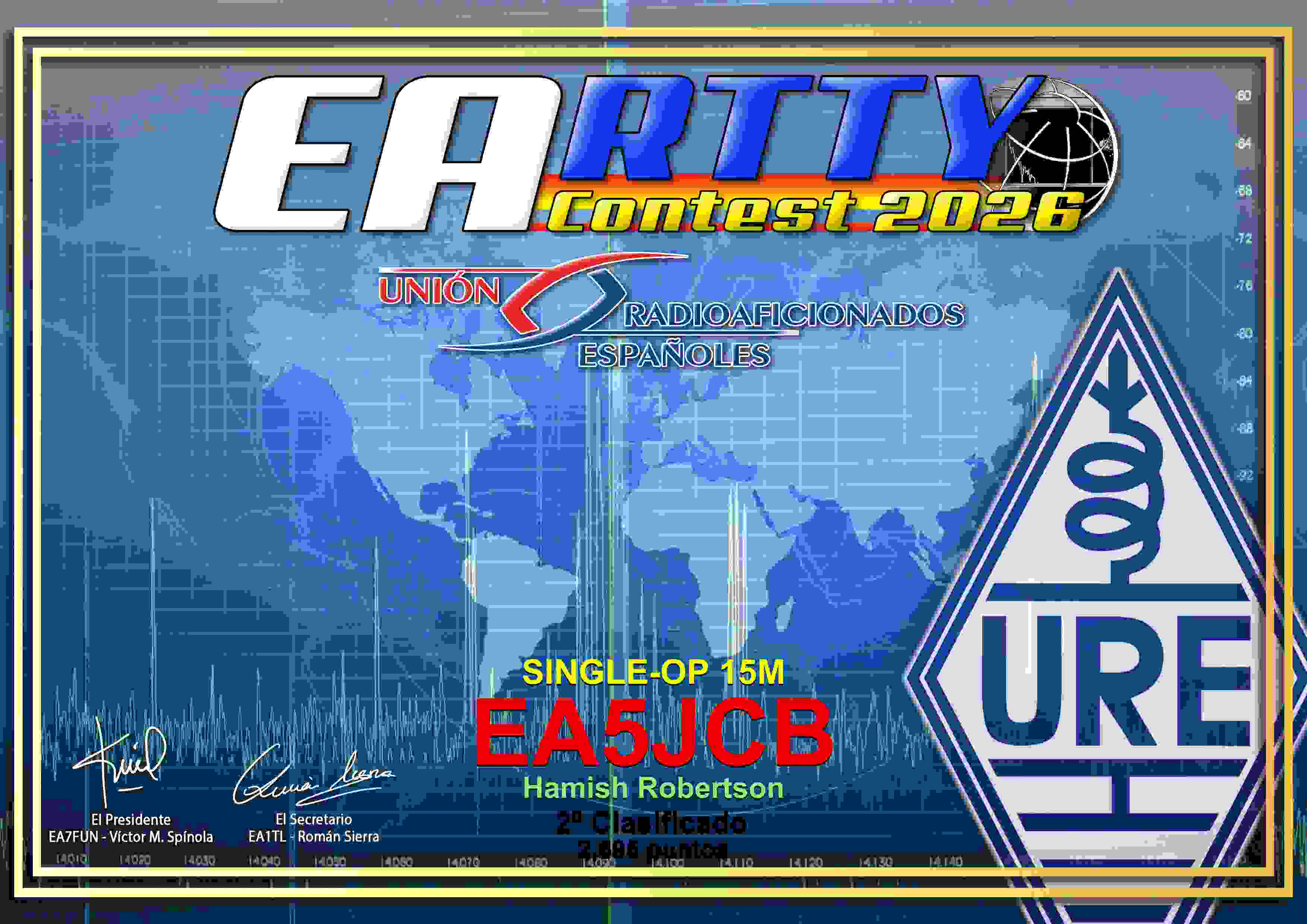 EARTTY 2026 2º Clasificado
